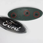 Black   Chrome 2005-2014 Ford F150 Front Grille  Tailgate 9 Inch Oval Emblem 2pc