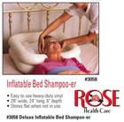 Inflatable Hair Washing Basin For Bedridden Injured Elderly Shampoo Bowl Tray