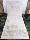 Ww1 Double-sided German Map From  operation Michael   german Spring Offensive 