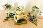 3 Vintage Hamilton The Dreams Collection Rainbow Dreams Unicorn Figurines