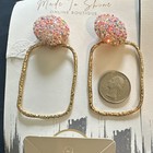 Made To Shine 3-pair Fashion Earring Lot Glitter  Pearl Heart  Teardrop Multi
