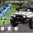 12v Kids Offroad Ride-on Car W  Parental Remote  Music  Safety Belts Ages 2-5