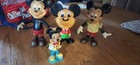 Vintage Disney Mickey Mouse Plastic Figure 1960s 70s