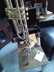 Getzen 300 Trumpet With Hard Shell Case   Accessories Stand Usa Original Owner