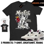 Shirt To Match Aj 4 Flight Club 2026 Sneaker Matching Tee Manifest Money T-shirt