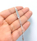 925 Silver Baby Id Bracelet  Kids Bracelet With Figaro Link Chain Free Engraving