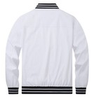 Men s Thin Bomber Jacket Full-zip Casual Baseball Coat Spring Fall Pilot Outwear