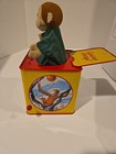 Vintage Schylling Classic Curious George Musical Jack In The Box Toy 1995