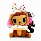 Donutina Tokidoki Dog Clip On 4  Tall Aurora World Mini Plush Collectible New