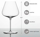 Zalto Denk art Burgundy Dishwasher Safe Wine Glass Hand-blown Crystal   Set Of 2