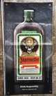 Large Jagermeister Vinyl Advertising Sign  48  X 24  Used
