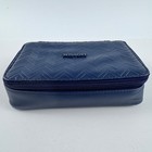New Delta One First Class Missoni Sealed Amenity Toiletry Kit Navy Blue Leather