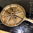 Vintage Cast-iron Pans Kettle Cast-iron Cornbread Pan There Is Some Rust