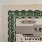 B c  Peat Company Ltd  Stock Certificate 400 Shares Cert  940