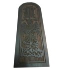Natural Ebony Wood Carved Token Taoist Five Thunder Magic Tool