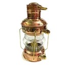 14  Nautical Maritime Ship Lantern Boat Light Brass   Copper Anchor Oil Lamp