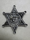 Vintage 1950   s Toy Metal  sheriff U S Marshal  Police Badge Western Cowboy