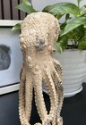 Unique 10 Inch Octopus Carved Wooden Statue Carving Carved Octopus Skull