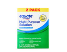Equate Multi-purpose Contact Lens Solution  Twin Pack 12 Fl Oz  2pack 