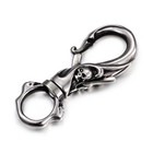 Premium Stainless Steel Swivel Skull Keyring  Keychain - Blackstatic Collection