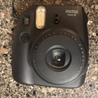 Black Fujifilm Instax Mini 8 Instant Film Camera Tested   Working W  New Battery