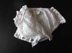 Vtg Handi Panti Diaper Cover Pink Roses Baby 13-18 Lbs Lace Snap Infant Doll Vfg