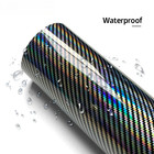 Laser Rainbow Carbon Fiber Stickers Gloss Car Vinyl Wrap Film Air Release Bubble