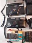 Lot Of 12 Vintage 35mm Cameras Untested Nikon Vivitar Kodak