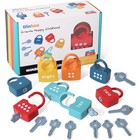 Kids Learning Locks With Keys Numbers Matching   Digital Learning Lock-1