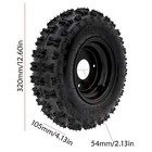 6  7  10  Wheel Tire Rim 3  4 Bolt For Atv Quad Go Kart Taotao Drift Trike Buggy