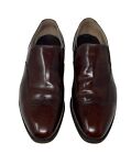 Johnston Murphy Aristocraft-men s Size 12-wingtip Slip-on Brown Dress Shoe