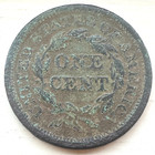 1845 Large One Cent Very Nice Grade Braided Hair Very Nice Coin   take A Lqqk  