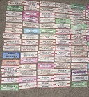 Large Lot Of 150 Original Jukebox 45 Record Title Strips  p30
