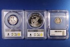 1973-s Proof Set Lot Pcgs Pr69cam Pr69dcam Icg Quarter Dollar Dime 3 Coin
