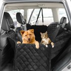 Car Pet Dog Seat Cover Waterproof Hammock Rear Back Protector Mat With Zipper Us