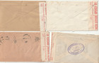 South Africa Ww Ii Censored Covers  four  To Nyc And La 