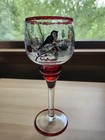Yankee Candle Winter Birds Glass Votive Holder With Stem  Christmas Holiday Iob