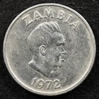 Zambia 5 Ngwee 1972  Coin  Inv j612
