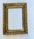 Antique Wood Gold Victorian Deep Frame Shell   Leaf Decoration 12x8 Rabbet