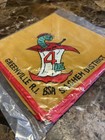 Bsa Boy Scouts Sachem District 4 Neckerchief Greenville Ri 70s Rhode Island