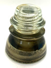 Glass Insulator Hemingray No 42 Made In Usa  Clear  Antique