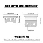2 Pack T Outliner Blades Fits For Andis T Outliner  G  Go  Gto  Gtx  Headliner L