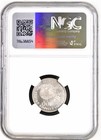 1901 Brazil 100 Reis Mcmi Ngc Ms64 One Year Type Km 503 Liberty Unc G