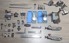 Vtg Machinist Tools Lot Multiple Magnetic Base Sets   Dial Indicator Accessories