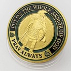 Armor Of God Challenge Coin prayer Coin Collector s Medallion Gold