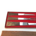 Mid Century Modern Burnco Slice Peel   Serve Knife Set Japan Vintage
