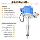 1030213 Hei Distributor 65k Coil W  Wires For Ford 260 289 302 