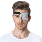3d Eye Patch - Gray  left Eye  