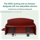 Lotosug Putting Green Mat With Auto Ball Return System 2 Holes - Green