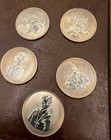 Lot Of 5 Harry Potter Tokens
